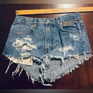 Jean Shorts Womens J. Crew Size 4 Distressed